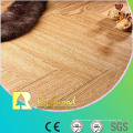 Plancher stratifié tranchant par hickory gaufré par 8.3mm commercial